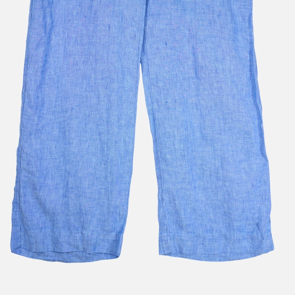 Lilly Pulitzer Deri Linen Palazzo Pants Beckon Blue Small NWT 010259 - Picture 4 of 13